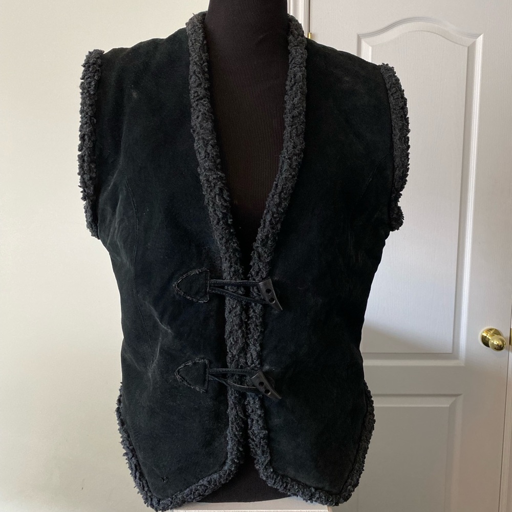Genuine suede Leather vest